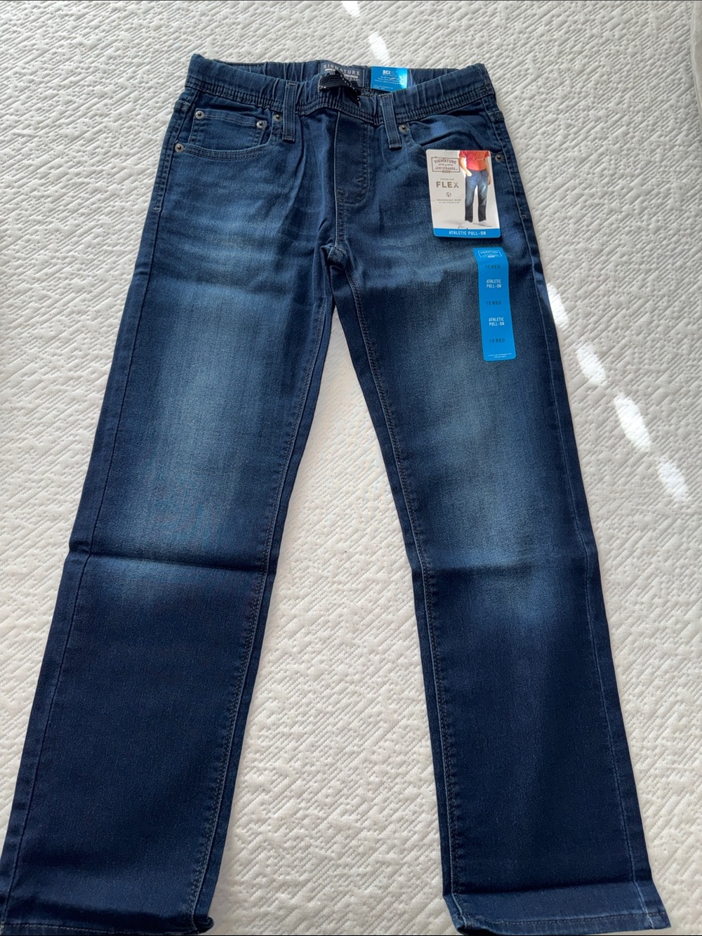Levis Strauss Boys 10R Flex Jeans NWT athletic pull on